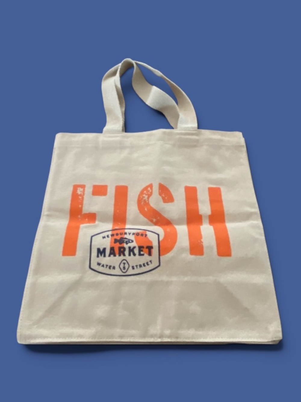 Newburyport FISH Market Canvas Tote